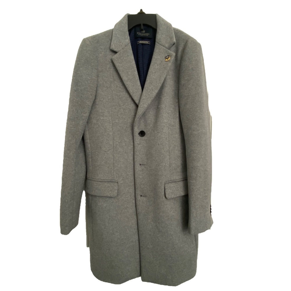 Like new stylish slim fit Scotch and Soda peacoat.